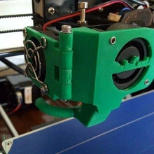 anet a8 remix extruder fan mod v2 hadoko fanmount duct mount 3d_printer_accessories 3d print model - Mito3D