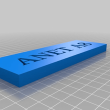 anet a8 sign tool 3d printer accessories 3d print model - Mito3D