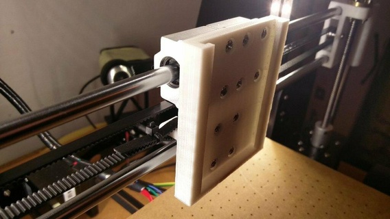 anet a8 universal toolhead mount quickswap 3d print model - Mito3D