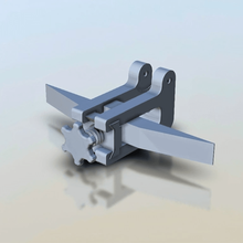 filet a8 axis tendeur travaux denté poulie outil améliorer axe tension ceinture 3d print model - Mito3D