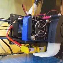 anet a8m fan duct - mk8 double extruder 3d_printer_extruders 3d print model - Mito3D