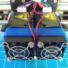 Netz a8m schnell verbinden Ventilator Extruder mk8 doppelt 3d_printer_extruders 3d print model - Mito3D