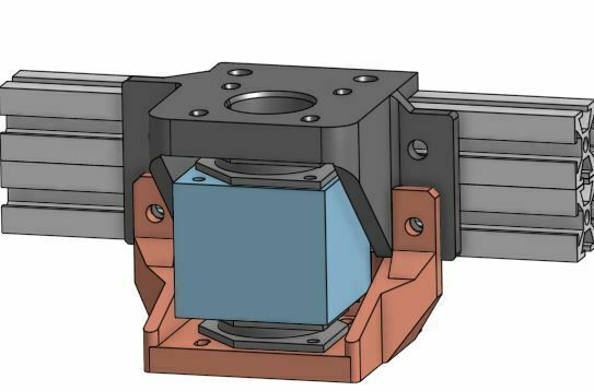 rede am8 horizontal cinto remixar dual amortecedor Duplo Ferramentas a8 monte 3d impressora partes 3D print model - Mito3D