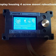 anet a6 display housings tool mod mods parts stand lcd bracket printer 3d print model - Mito3D