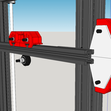 anet et4 x v-rodas tampa guia sweepwer ferramenta Impressora 3d de peças 3d print model - Mito3D