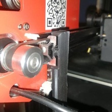 red et4 z axis botón soporte herramienta bracket mejoras Afinación empujar 3d print model - Mito3D