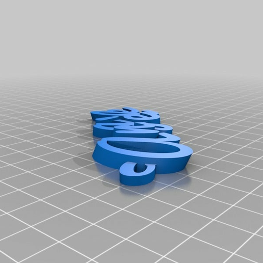 ang personnalisé organisation 3D print model - Mito3D