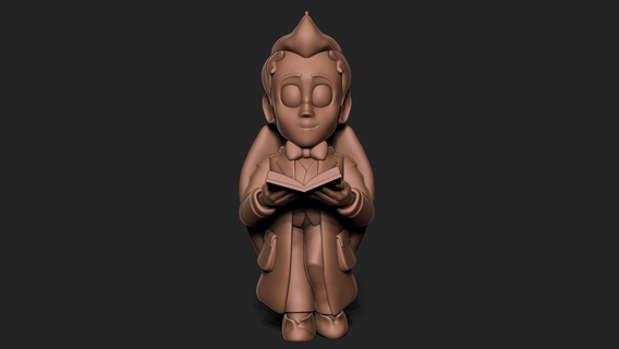 melek kolye takı bebek heykel kanatlar aşk tanrısı Sanat heykeller mezarlık 3d print model - Mito3D