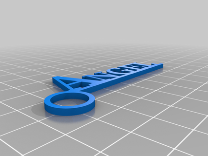 angel customized keychains 3d print model - Mito3D