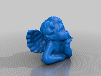 angel sculptures busts art 3d print model - Mito3D