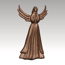 angel blessing free stl wings wing wall art decor decoration home beautiful office bed bedroom 3d print model - Mito3D