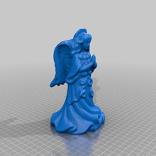 ángel vela soporte afilar candle holder decoración 3d print model - Mito3D