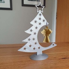 ange Noël babiole décoration ornement arbre facile noel soutien joli décor 3d print model - Mito3D