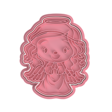 angel cookie cutter princess queen fairy story 3d print model - Mito3D
