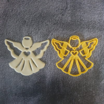 ángel galleta cortador sacramentos sacramento pastel decoración cortadores arte 3d print model - Mito3D