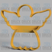 angel cookie cutter home biscuit jannie 3d print model - Mito3D