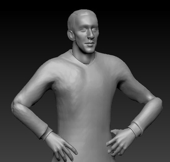 anjo di maria Argentina futebol jogador juventus escaloneta figura 3d print model - Mito3D