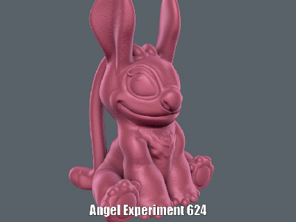 ange expérience 624 facile impression soutien art point mignonne koala extraterrestre disney drôle dessin animé animal figure adorable sculpture support 3d print model - Mito3D