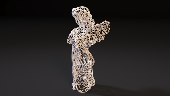 angelo figurina 3d print model - Mito3D
