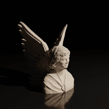 angel gabriel art wings bust sculpture archangel 3d print model - Mito3D