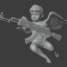 angel gun poly 3d print model - Mito3D