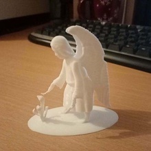 angel harvest sculpture sculptures 3d print model - Mito3D