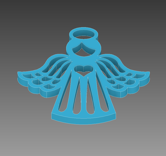 ángel llavero llave anillos accesorios 3d print model - Mito3D