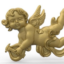 angel little art 3d print model - Mito3D