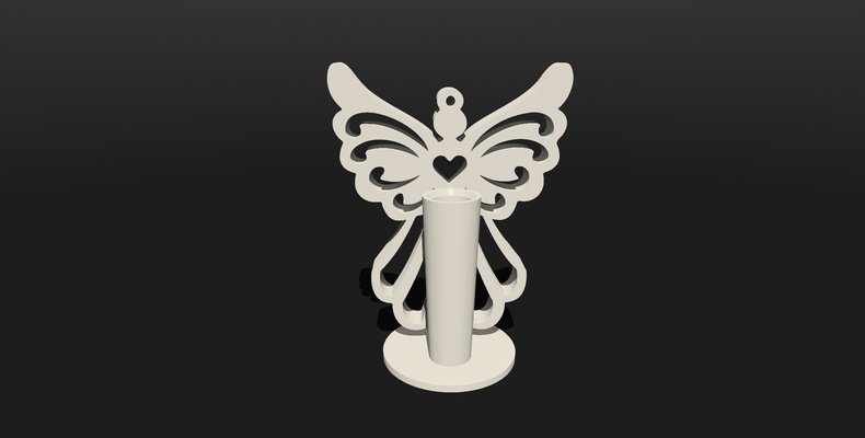 ángel lápiz soporte escritorio organizador decorativo estante papelería almacenamiento hogar casa oficina espiritual regalo navidad decoración silueta ornamento bolígrafo taza creativo accesorios fiesta temporada figurilla 3d print model - Mito3D