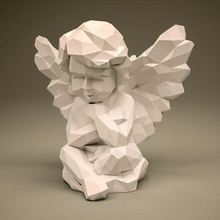 angel poly model 3d print model - Mito3D
