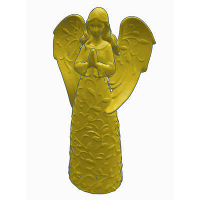 angel prayer model 3d printing art figurine statue sculpture religious spiritual detailed decorative art craft tranquility faith 3d print model - Mito3D