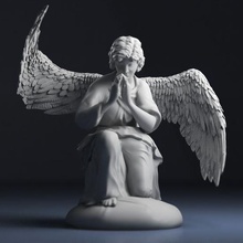 angelo pregando 3d print model - Mito3D