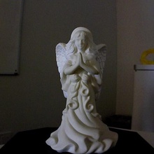 angel sculpture scan art makerbotdigitizer statue 3d print model - Mito3D