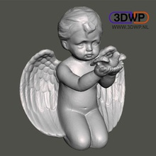 ángel de la escultura estatua escaneo 3d art Escaneo Escáner navidad david escáner meshmixer scan xmas las exploraciones réplicas 3d print model - Mito3D