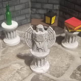 angel statue - supportless accessory part tabletop miniature easyprint supportfree fantasy medieval 3d print model - Mito3D