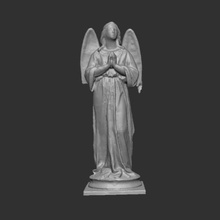 estatua de ángel escaneo varios scan la 3d print model - Mito3D