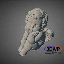angel statue sculpture 3d scan art einscan einscan-s meshmixer scanner shining3d scans replicas 3d print model - Mito3D