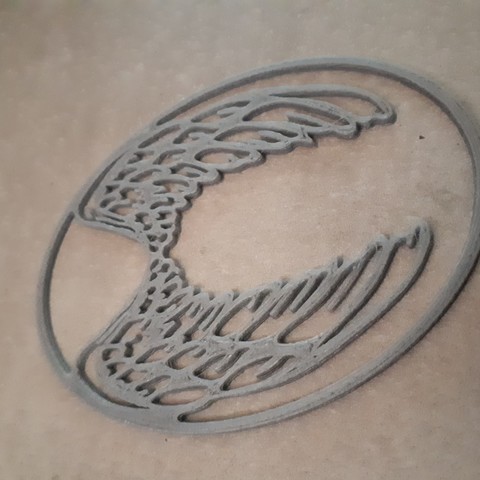 angel wing art stl 3D print model - Mito3D
