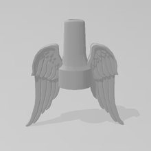 angel wings mouthpiece nozzle bong sisha hookah 3d print model - Mito3D