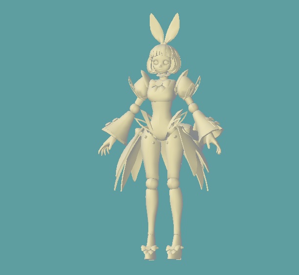Angela kahraman seyyar efsaneler patlama 3d Yazdır hazır oyun karakter heykel 3D print model - Mito3D
