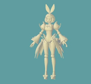 Angela héros mobile légendes coup 3d impression prêt Jeu personnage statue 3d print model - Mito3D