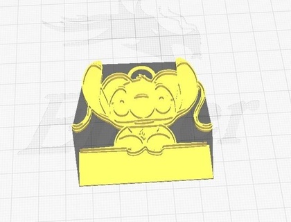 angela keychain editable name Jewelry 3d print model - Mito3D