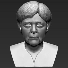 angela merkel-Büste 3d-Druck bereit, stl, obj Kunst clinton Politiker putin trump britischer EU-Austritt statue Skulptur Figur Miniatur 3d print model - Mito3D