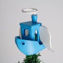 angelbenchytreetopper various holiday decoration christmas tree ornament 3dbenchy 3d print model - Mito3D