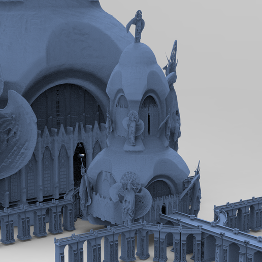 angelical santo torre 4 puentes 3D print model - Mito3D