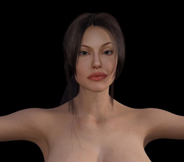 Angelina Jolie 3d Modell Robotik 3d print model - Mito3D