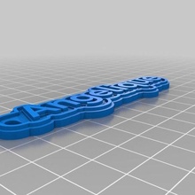 angelique jewelry customized keychains 3d print model - Mito3D