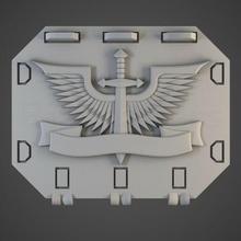 angeli inferno respingere serbatoio porte tavolo scifi miniature 28mm wargaming miniatura 3d stampa warhammer 40000 40k buio angelo of repulsore porta spazio 3d print model - Mito3D