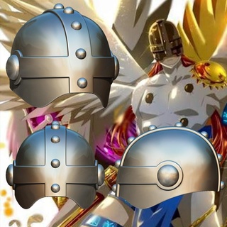 angemon capacete Casco rímel cosplay anime otaku colecci n Digimon Ação duende guerra martelo batman mascarar palhaço filme Bruxas 3d print model - Mito3D