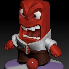 anger pixar vice versa inside out colère 3d print model - Mito3D